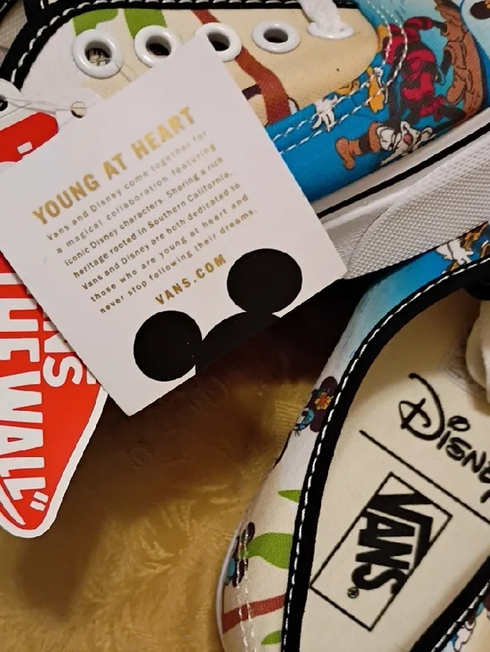 VANS Limited Edition Mickey Mouse Hawaii  - Blue/White Men's 8.0 Woman's 9.5 - Picture 10 of 14